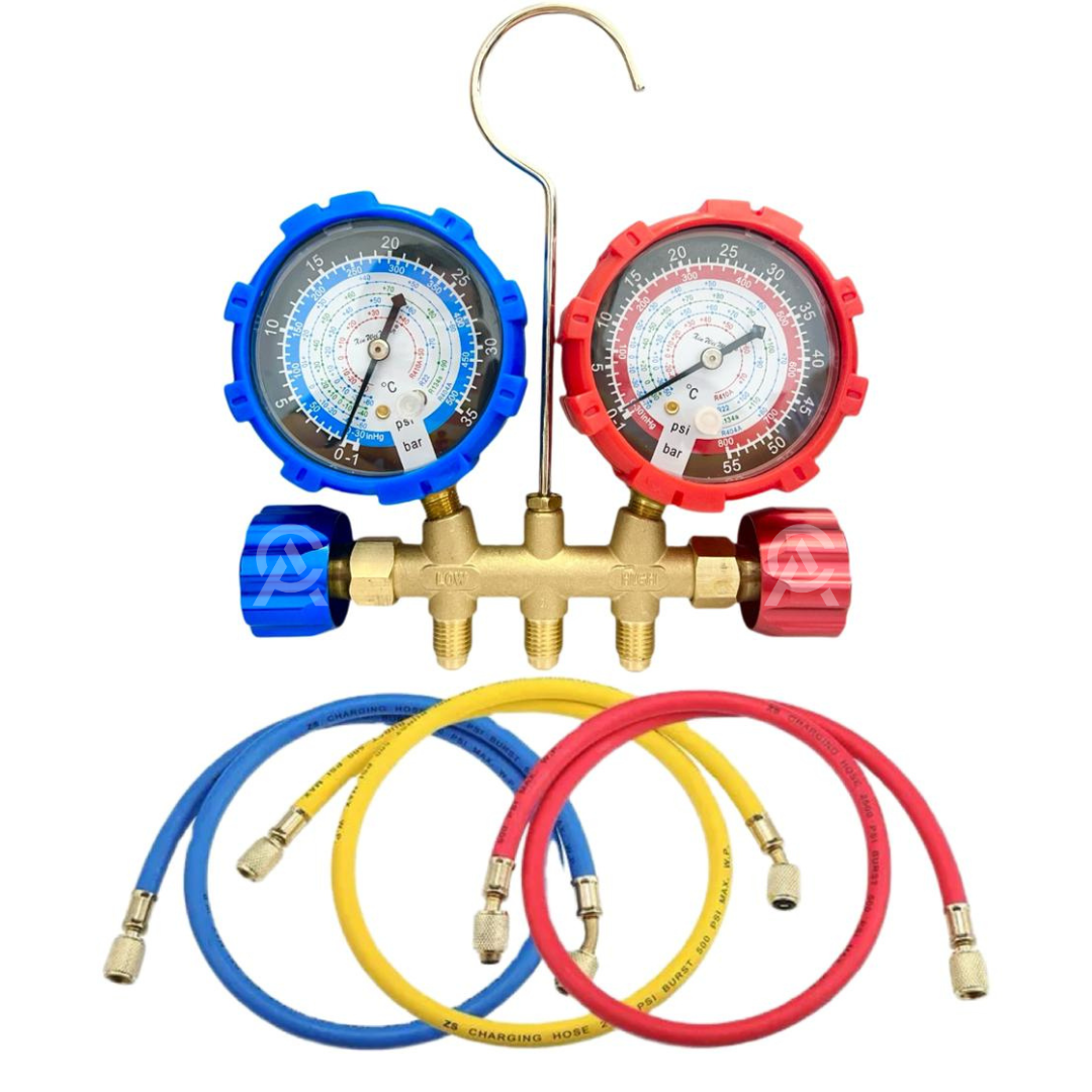 XIN WEIMING Dual manifold Gauge Set