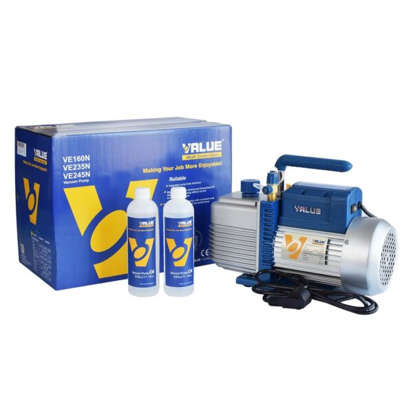 VALUE VE160N Single Stage Vacuum Pump 1/2 HP